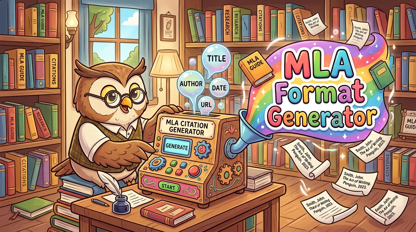 MLA Format Generator Free — What You Actually Get